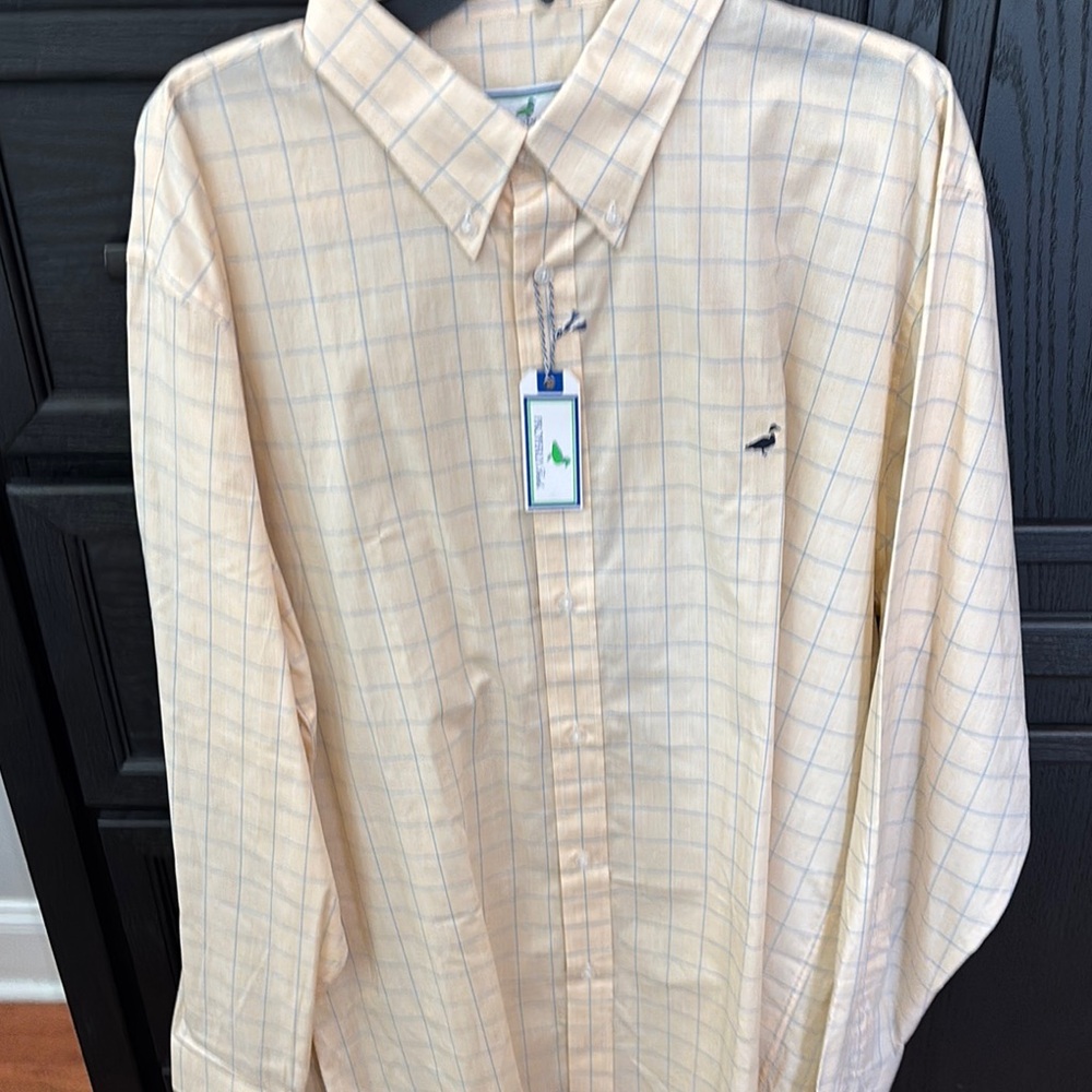 Men's Beige Checkered Shirt